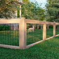 What is the cheapest and easiest fence to install?