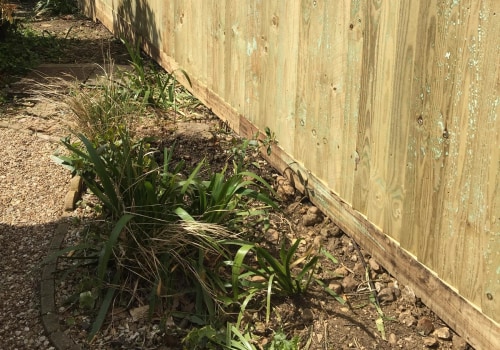 What is the hardest part of installing a fence?