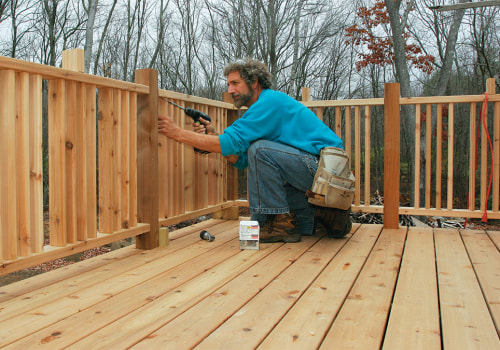 Attaching Rails and Pickets for a Wood Fence