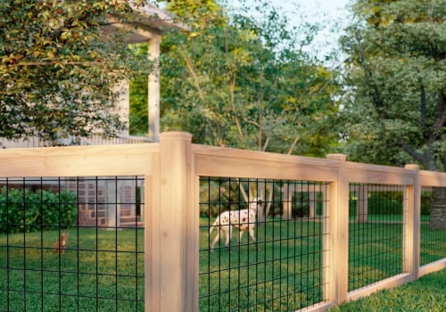 What is the cheapest and easiest fence to install?